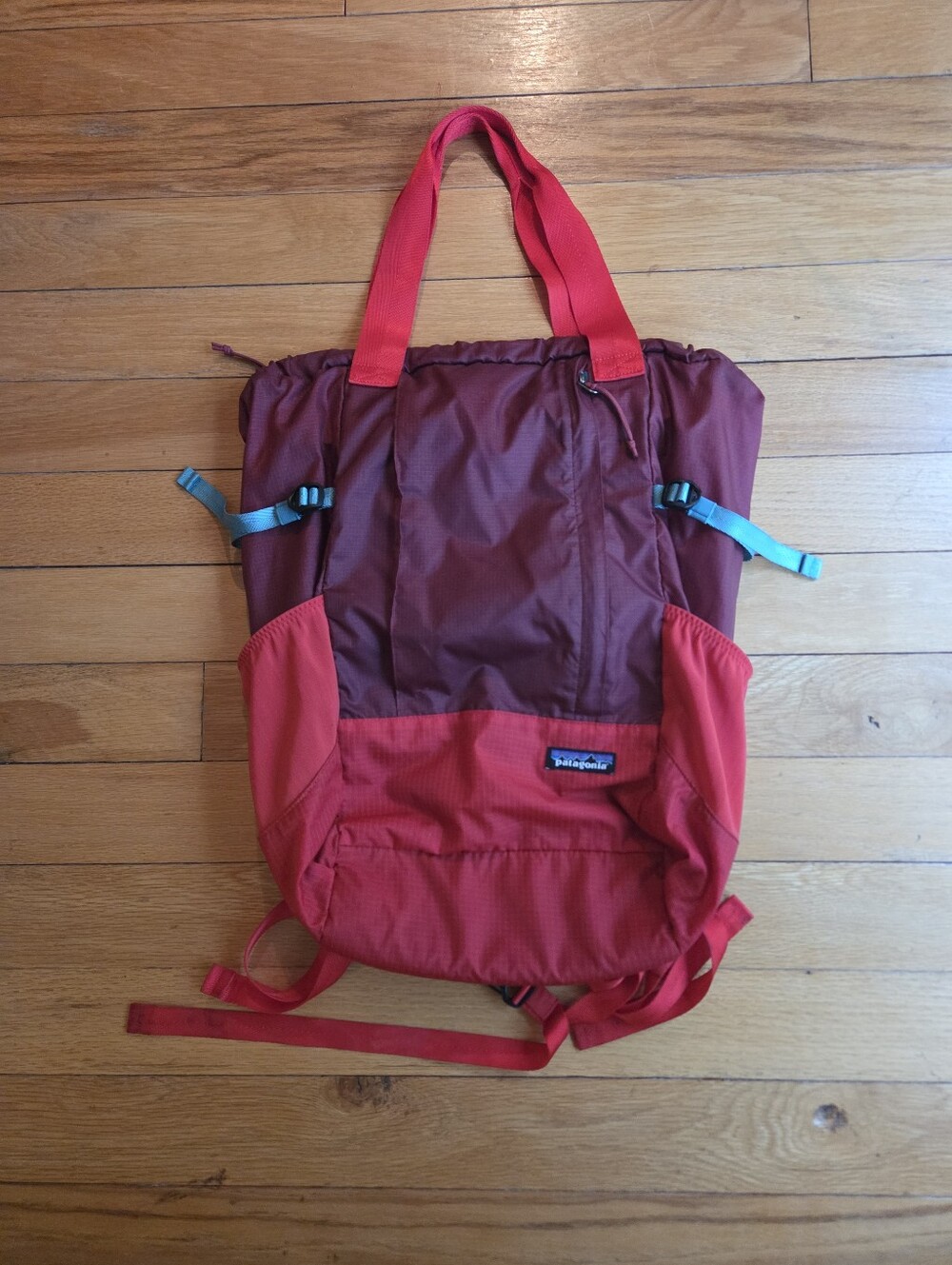 Patagonia Blackhole Red Two-Tone Tote Backpack